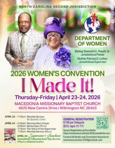 NC 2nd Women's Convention (2026)