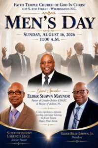 Annual Men's Day (2026)